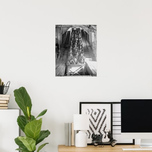 Copper Miners, 1906. foto Poster (Thuiskantoor)