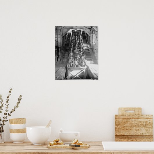 Copper Miners, 1906. foto Poster (Keuken)