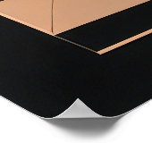 Copper Minimalist Geometry Poster (Hoek)