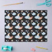 Copper Moon en Stars Pattern Tissuepapier (Craft)