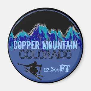 Copper Mountain Colorado blue ski magnenet Magneet
