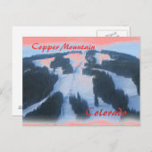 Copper Mountain Colorado briefkaart (Voorkant / Achterkant)