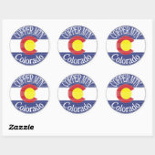 Copper Mountain Colorado cirkelvlag stickers (Vel)