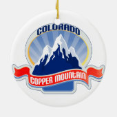 Copper Mountain Colorado Keramisch Ornament (Achterkant)