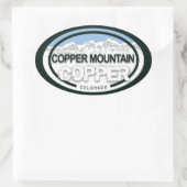 Copper Mountain Colorado Label Stickers (Tas)