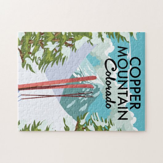 Copper Mountain Colorado Ski Legpuzzel (Horizontaal)