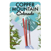 Copper Mountain Colorado Ski Magneet (Verticaal)