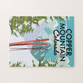 Copper Mountain Colorado Skigebied Legpuzzel (Horizontaal)