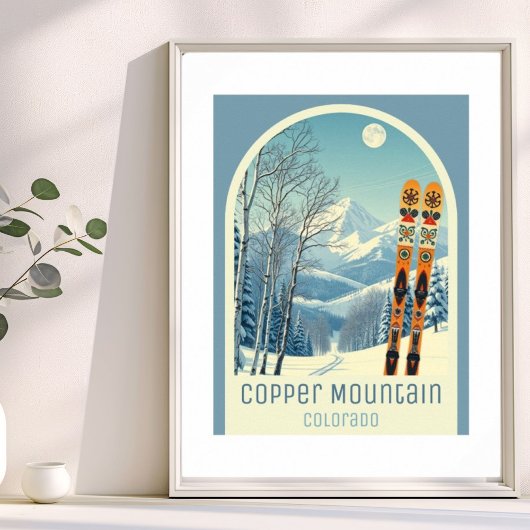 Copper Mountain Colorado skigebied Poster