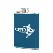 Copper Mountain Colorado Snowboarder Heupfles (Links)