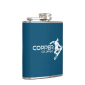Copper Mountain Colorado Snowboarder Heupfles (Rechts)
