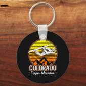Copper Mountain Colorado Snowboarding Sleutelhanger (Voorkant)