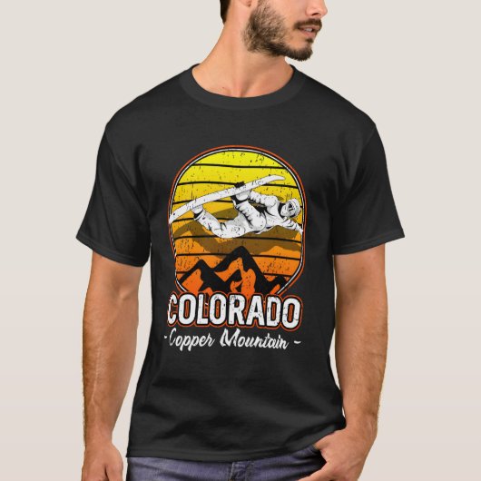 Copper Mountain Colorado Snowboarding T-shirt (Voorkant)
