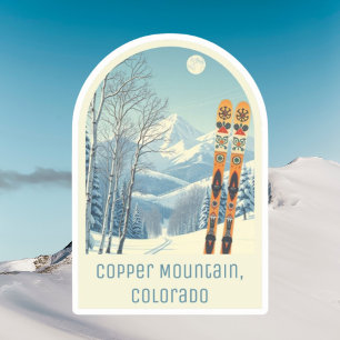 Copper Mountain Colorado souvenir skigebied Sticker