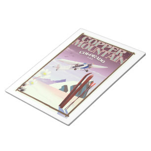 Copper Mountain Colorado vintage poster Notitieblok