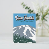 Copper Mountain Ski Area Colorado  Briefkaart (Staand voorkant)