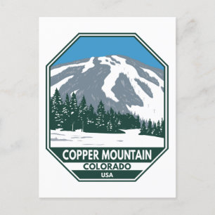 Copper Mountain Ski Area Colorado Briefkaart