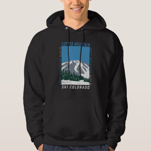 Copper Mountain Ski Area Colorado  Hoodie (Voorkant)