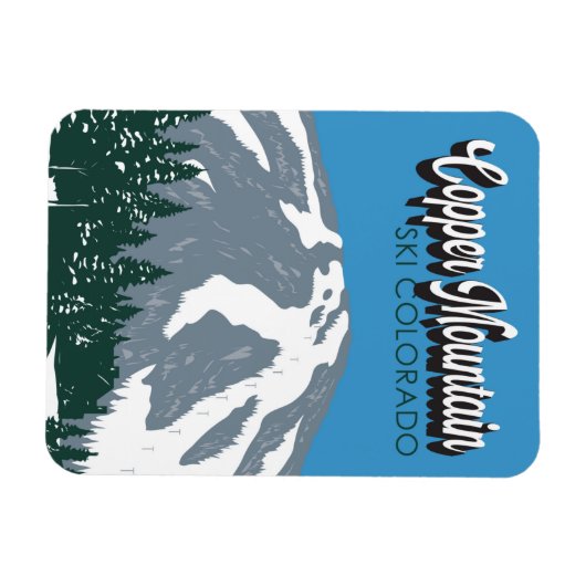 Copper Mountain Ski Area Colorado  Magneet (Horizontaal)