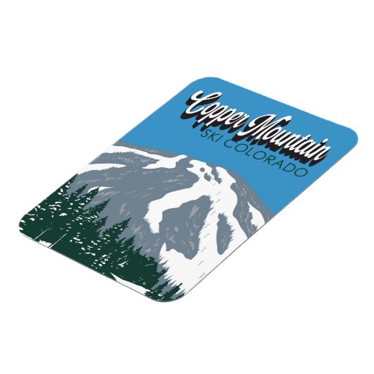 Copper Mountain Ski Area Colorado  Magneet (Linkerzijde)
