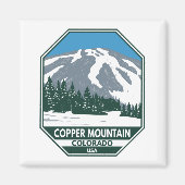 Copper Mountain Ski Area Colorado Magneet (Voorkant)