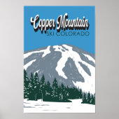 Copper Mountain Ski Area Colorado  Poster (Voorkant)