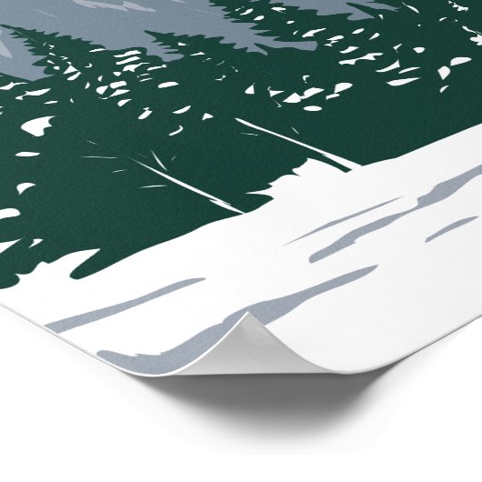 Copper Mountain Ski Area Colorado  Poster (Hoek)