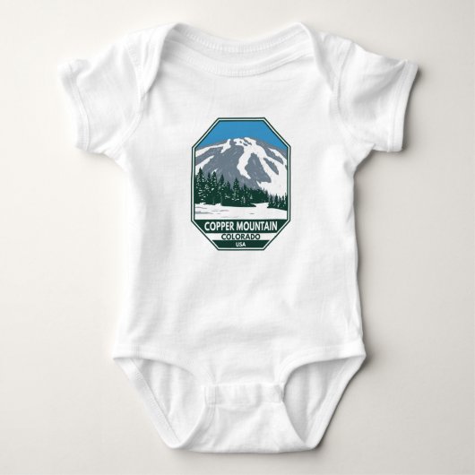 Copper Mountain Ski Area Colorado Romper (Voorkant)