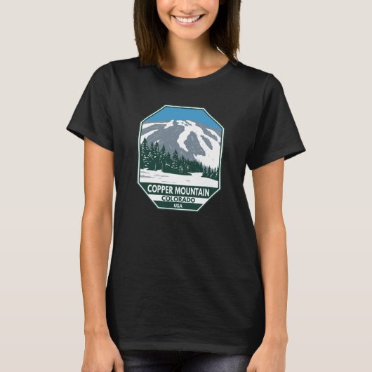 Copper Mountain Ski Area Colorado T-shirt (Voorkant)