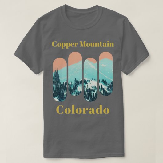 Copper Mountain ski Colorado 2 T-shirt (Design voorkant)
