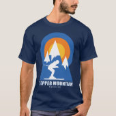 Copper Mountain Ski Zonsondergang T-shirt (Voorkant)