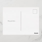 Copper Mouth Eggstuts Snaffle Bit Equestrian Event Folie Uitnodiging Briefkaart (Achterkant)