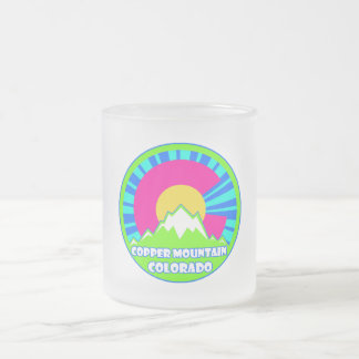 Copper Mtn Colorado neon bergen bevroren mok