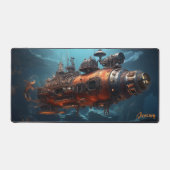 Copper Nautilus: Steampunk onderzeeër Bureaumat (Voorkant)