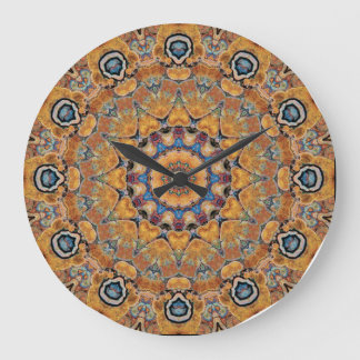 Copper Patina Mandala 0158-4 Grote Klok