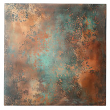 Copper Patina Metallic Rustic