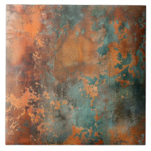 Copper Patina Metallic Rustic