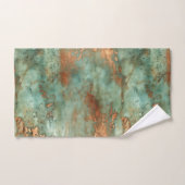 Copper Patina Rustic Metallic Bad Handdoek (Handdoek)