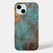 Copper Patina Rustic Metallic Case-Mate iPhone Case (Achterkant)