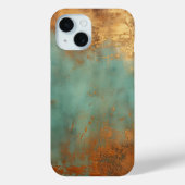 Copper Patina Rustic Metallic Case-Mate iPhone Case (Achterkant)