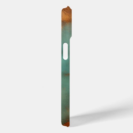 Copper Patina Rustic Metallic Case-Mate iPhone Case (Achterkant / Rechts)