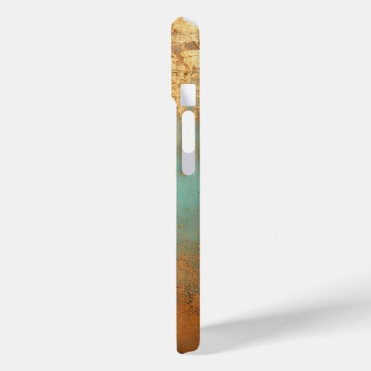 Copper Patina Rustic Metallic Case-Mate iPhone Case (Achterkant / Links)