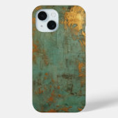 Copper Patina Rustic Metallic Case-Mate iPhone Case (Achterkant)