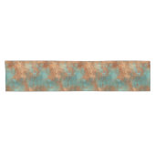 Copper Patina Rustic Metallic Korte Tafelloper (Horizontaal)