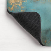 Copper Patina Rustic Metallic Muismat (Hoek)
