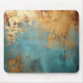 Copper Patina Rustic Metallic Muismat (Voorkant)