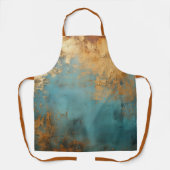 Copper Patina Rustic Metallic Schort (Voorkant)
