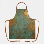 Copper Patina Rustic Metallic Schort (Voorkant)