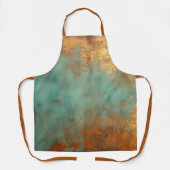 Copper Patina Rustic Metallic Schort (Voorkant)