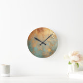 Copper Patina Rustic Ronde Klok (Huis)